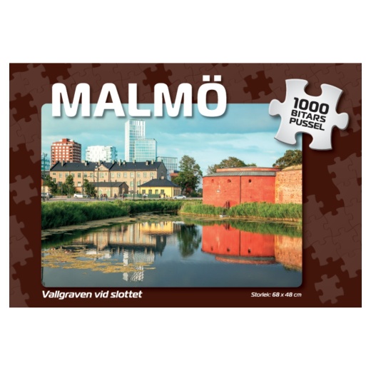 Palapeli: Malmö Vallgraven vid slottet 1000 Palaa ryhmässä PALAPELIT / 1000 palaa @ Spelexperten (4026)