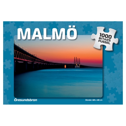 Palapeli: Malmö Öresundsbron 1000 Palaa ryhmässä PALAPELIT / 1000 palaa @ Spelexperten (4028)