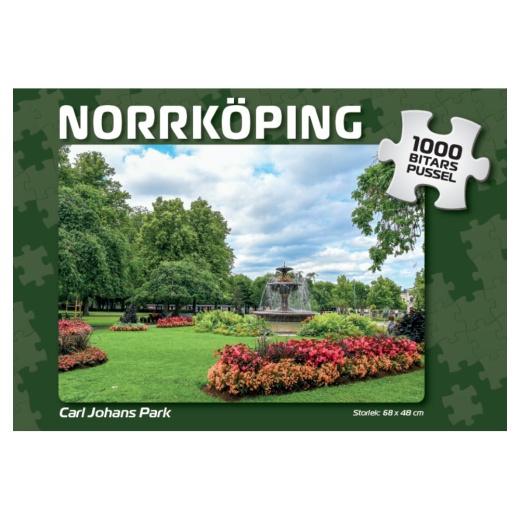 Palapeli: Norrköping Carl Johans Park 1000 Palaa ryhmässä PALAPELIT / 1000 palaa @ Spelexperten (4052)
