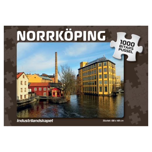 Palapeli: Norrköping Industrilandskapet 1000 Palaa ryhmässä PALAPELIT / 1000 palaa @ Spelexperten (4055)
