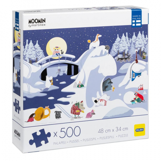 Peliko: Moomin Talvimaisema 500 Palaa ryhmässä PALAPELIT / < 750 palaa @ Spelexperten (40855665)