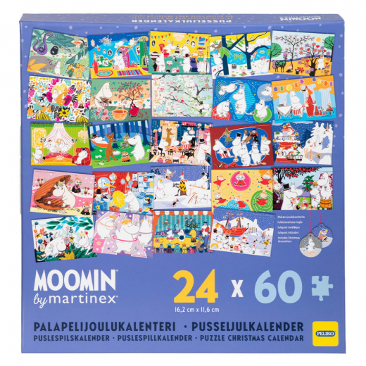 Muumi-aiheinen joulukalenteri ryhmässä PALAPELIT / < 750 palaa @ Spelexperten (40855733)