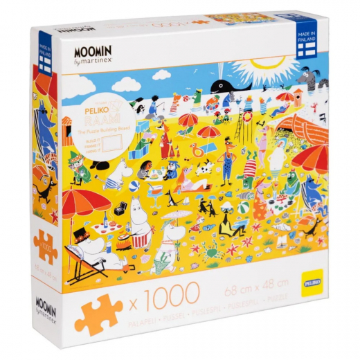 Peliko: Moomin Rivieran rannalla 1000 Palaa ryhmässä PALAPELIT / 1000 palaa @ Spelexperten (40855757)