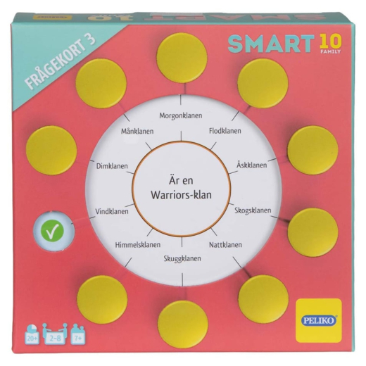 Smart 10: Junior - Frågekort 3 ryhmässä SEURAPELIT / Pelisarjat @ Spelexperten (40860531)