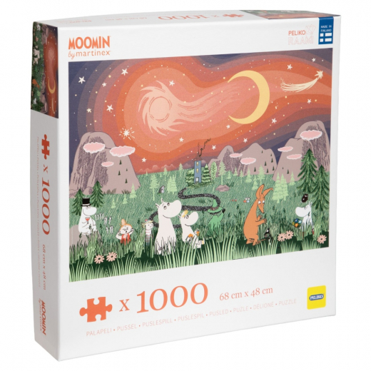 Peliko Pussel - Mumin Stjärnklart 1000 Bitar ryhmässä UUTUUDET @ Spelexperten (40860805)