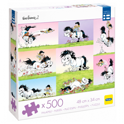 Peliko Pussel - Hästen Mulle Kollage 500 Bitar ryhmässä PALAPELIT / < 750 palaa @ Spelexperten (40866067)