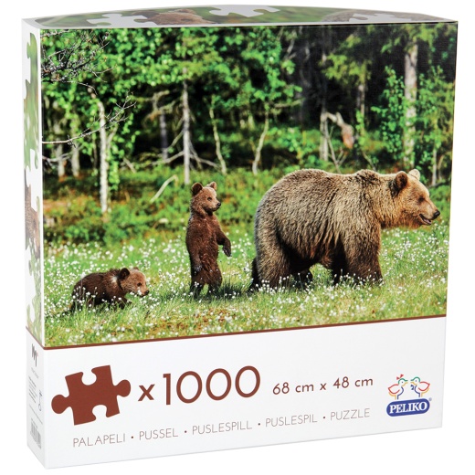 Peliko Bears 1000 Palaa ryhmässä PALAPELIT / 1000 palaa @ Spelexperten (40870248)