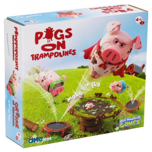 Pigs on Trampolines (FI) ryhmässä SEURAPELIT / Lastenpelit @ Spelexperten (409229)