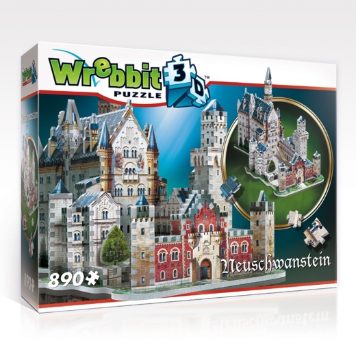Wrebbit - Neuschwanstein Castle 890 Palaa ryhmässä PALAPELIT / 3D palapelit @ Spelexperten (40970026)