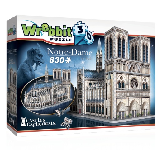 Wrebbit Notre-Dame 830 Palaa ryhmässä PALAPELIT / 3D palapelit @ Spelexperten (40970036)