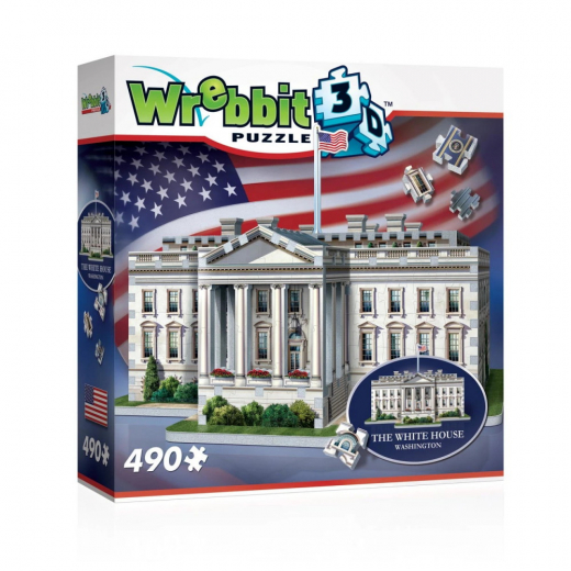 Wrebbit 3D - White House 490 Palaa ryhmässä PALAPELIT / 3D palapelit @ Spelexperten (40970046)