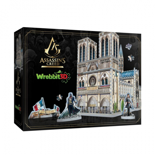 Wrebbit 3D - Assassin's Creed Notre Dame 860 Palaa ryhmässä PALAPELIT / 3D palapelit @ Spelexperten (40970048)