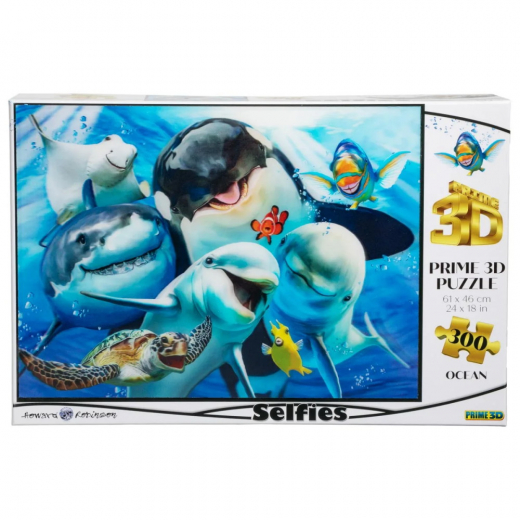 Puzzle - Ocean Selfie 300 pieces ryhmässä PALAPELIT / Lasten palapelit @ Spelexperten (41040014-02)