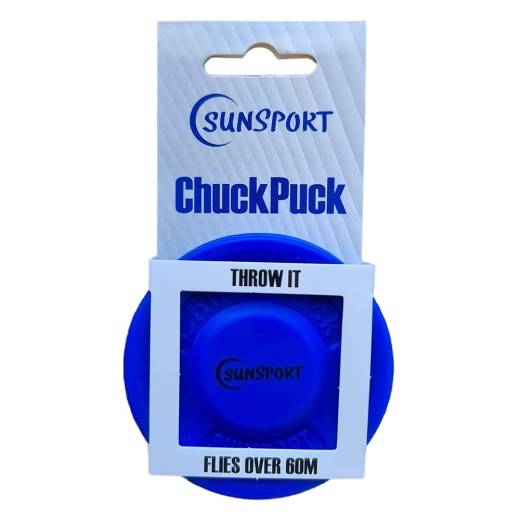 ChuckPuck - Sunsport Mini Disc Blue ryhmässä LELUT / Ulkoleikit @ Spelexperten (411-400-blue)