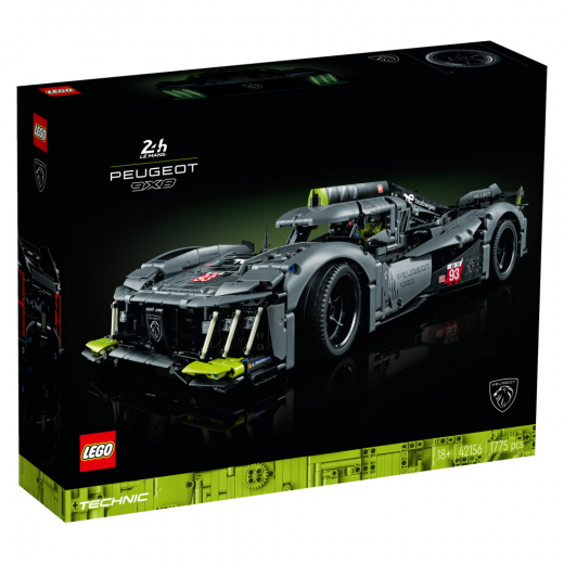 LEGO Technic - PEUGEOT 9X8 24H Le Mans Hybrid Hypercar ryhmässä LELUT / LEGO / LEGO Technic @ Spelexperten (42156)