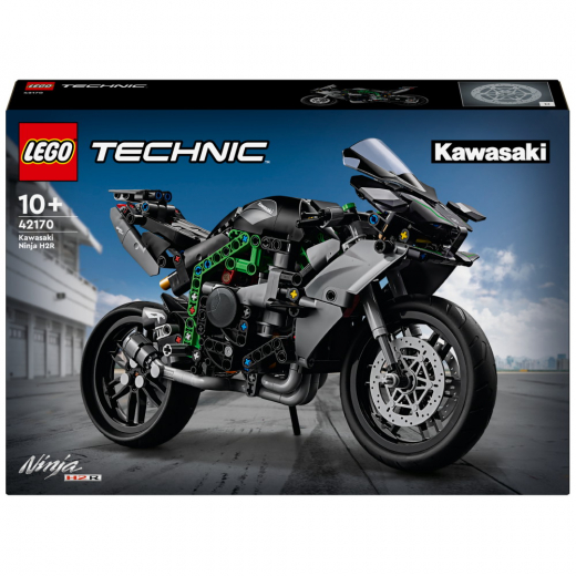 LEGO Technic - Kawasaki Ninja H2R ‑moottoripyörä ryhmässä LELUT / LEGO / LEGO Technic @ Spelexperten (42170)