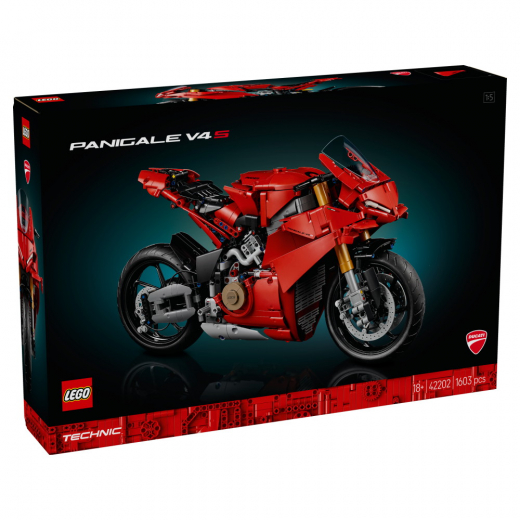 LEGO Technic - Ducati Panigale V4 S ‑moottoripyörä ryhmässä LELUT / LEGO / LEGO Technic @ Spelexperten (42202)