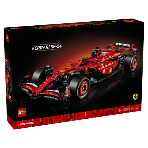 LEGO Technic - Ferrari SF-24 F1 ryhmässä LELUT / LEGO / LEGO Technic @ Spelexperten (42207)