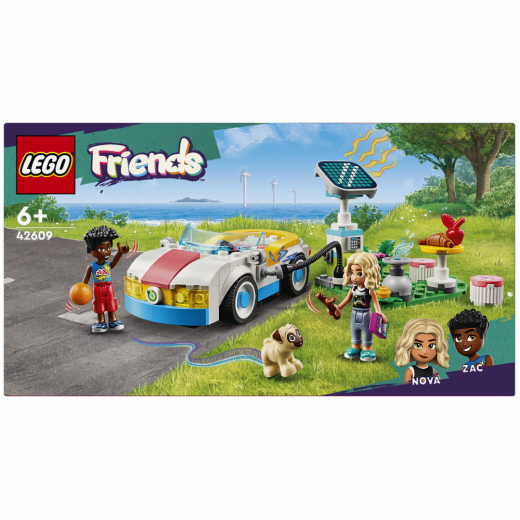 LEGO Friends - Sähköauto ja latausasema ryhmässä LELUT / LEGO / LEGO Friends @ Spelexperten (42609)