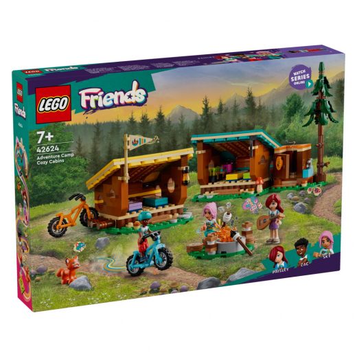LEGO Friends - Äventyrsläger – Seikkailuleirin mukavat laavut ryhmässä LELUT / LEGO / LEGO Friends @ Spelexperten (42624)