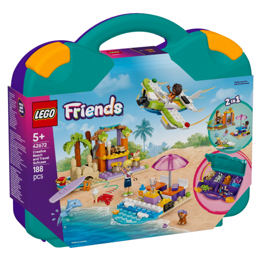 LEGO Friends - Loma‑ ja rantarakennelmat matkalaukussa ryhmässä LELUT / LEGO / LEGO Friends @ Spelexperten (42672)
