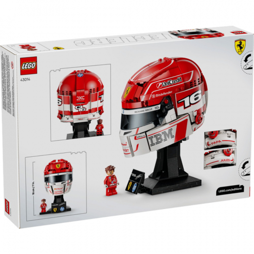 LEGO - Scuderia Ferrari HP Charles Leclerc kypärä ryhmässä LELUT / LEGO @ Spelexperten (43014)