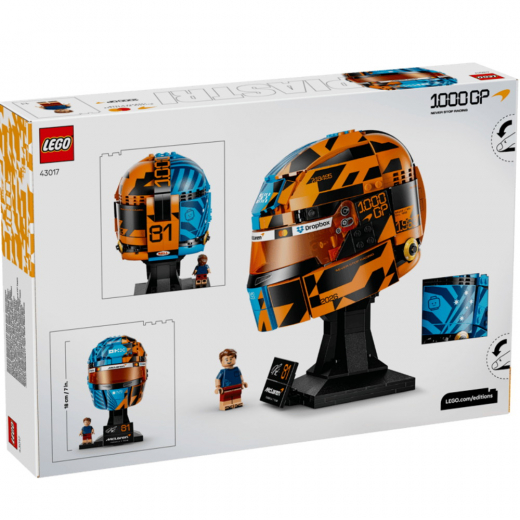 LEGO Editions - McLaren Mastercard F1 Oscar Piastri Helmet ryhmässä LELUT / LEGO @ Spelexperten (43017)