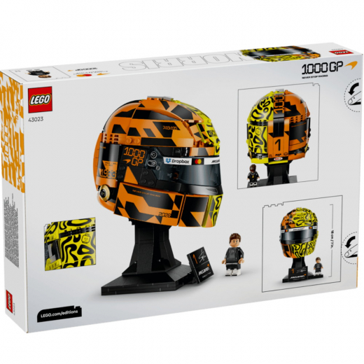 LEGO Editions - McLaren Mastercard F1 Lando Norris Helmet ryhmässä LELUT / LEGO @ Spelexperten (43023)
