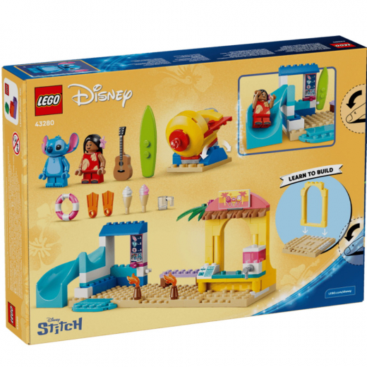 LEGO Disney - Beach Fun With Lilo & Stitch  ryhmässä LELUT / LEGO / LEGO Disney @ Spelexperten (43280)