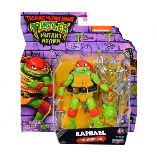 Turtles Mutant Mayhem Basic Figures Raphael ryhmässä LELUT / Figuurit ja leikkisarjat / Turtles @ Spelexperten (46-83284)