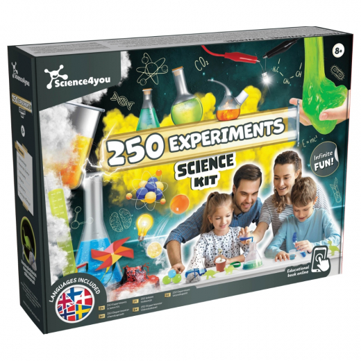 Science4you 250 Experiments - Kokeilusetti ryhmässä LELUT / Luo & kokeile @ Spelexperten (48026007)