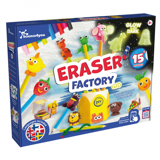 Science4You Eraser Factory - Kumikynä Luo itse ryhmässä LELUT / Luo & maalaa @ Spelexperten (48026008)