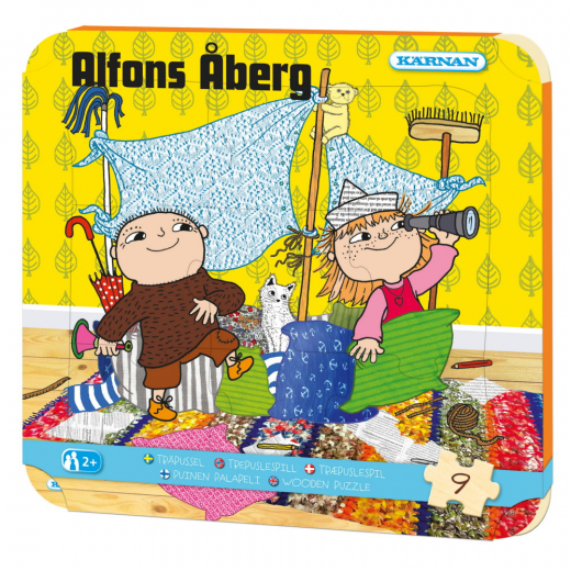 Kärnan kehyspalapeli - Alfons Åberg 9 Palaa ryhmässä PALAPELIT / Lasten palapelit @ Spelexperten (502035)