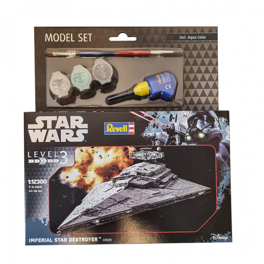 Revell Star Wars - Imperial Star Destroyer 1:12300 - 21 pc ryhmässä PALAPELIT / Mallirakennus / Revell / Star Wars @ Spelexperten (50489102-ISD)