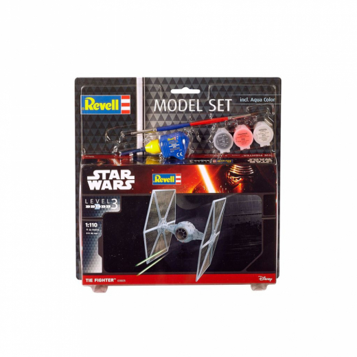 Revell Star Wars - Tie Fighter 1:110 - 22 Pc ryhmässä PALAPELIT / Mallirakennus / Revell / Star Wars @ Spelexperten (50489102-TF)