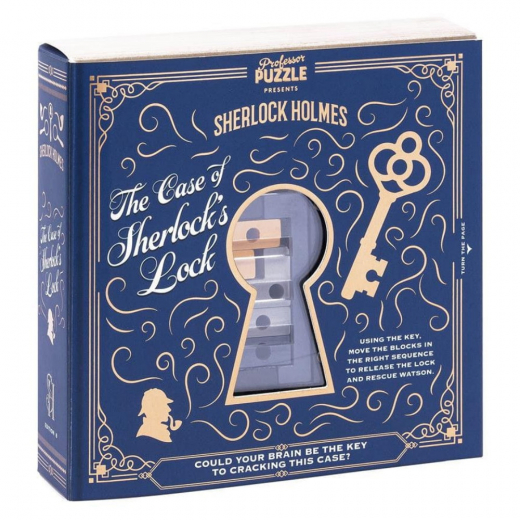 Sherlock Holmes The Case of Sherlock's Lock Puzzle ryhmässä SEURAPELIT / Pulmia & puuhaa @ Spelexperten (5056297244011)