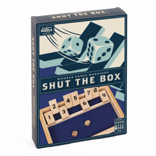 Wooden Games Workshop: Shut The Box 9er ryhmässä SEURAPELIT / Klassiset @ Spelexperten (5056297245698)