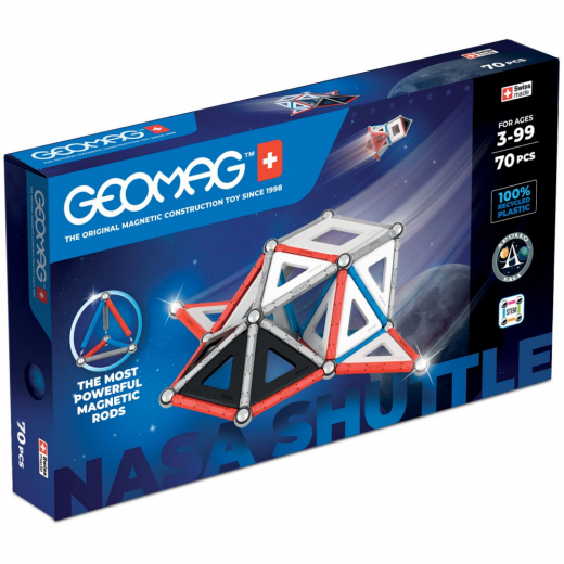 Geomag NASA Shuttle 70 Palat ryhmässä LELUT @ Spelexperten (51025006)