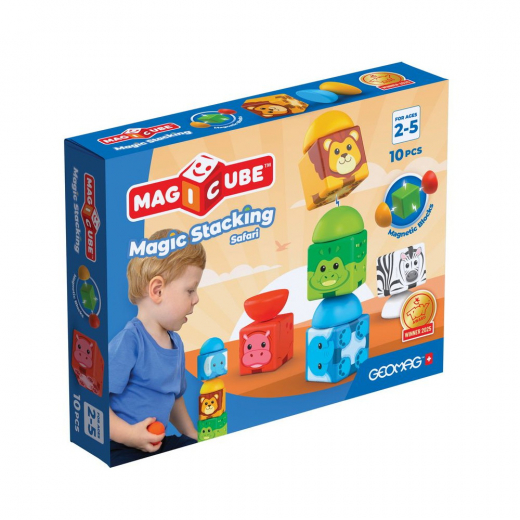 Geomag Magicube Safari ryhmässä LELUT / Rakennuspalikat / Geomag @ Spelexperten (51025007)