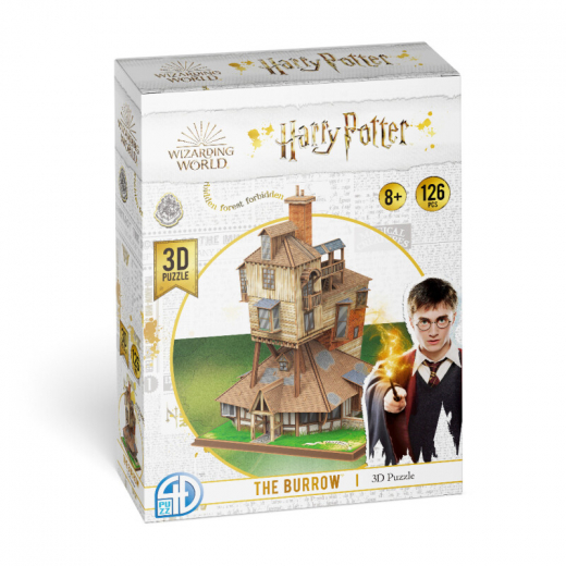 4D Model Kit - Harry Potter The Burrow 126 Palaa ryhmässä PALAPELIT / 3D palapelit @ Spelexperten (51075)