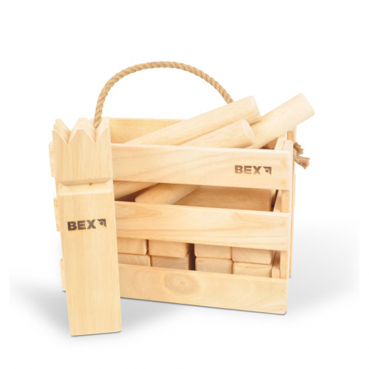 Kubb Original in a wooden box ryhmässä ULKOPELIT / Kubb @ Spelexperten (511-200)