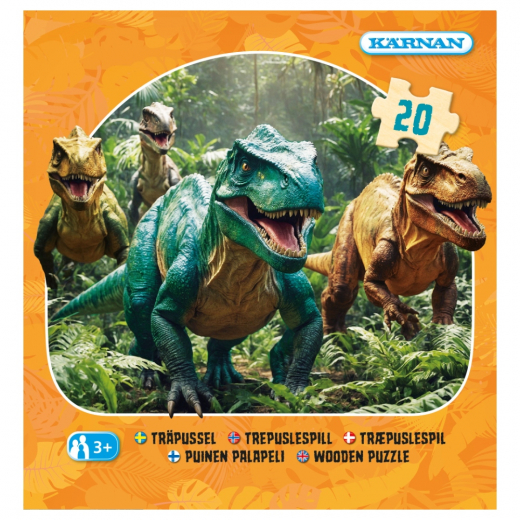 Kärnan Palapeli: Dinosaurier 20 Palaa ryhmässä PALAPELIT / Lasten palapelit @ Spelexperten (522111)
