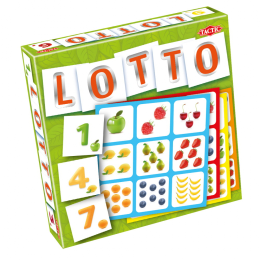 Hedelmät & numerot Lotto ryhmässä SEURAPELIT / Lastenpelit @ Spelexperten (52677)