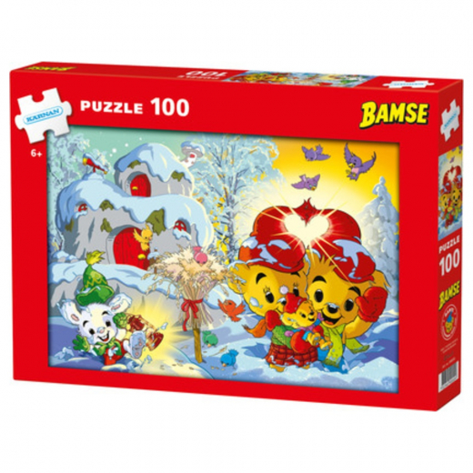 Kärnan Palapeli: Bamse Jul 2026 100 Palaa ryhmässä PALAPELIT / Lasten palapelit @ Spelexperten (540050)