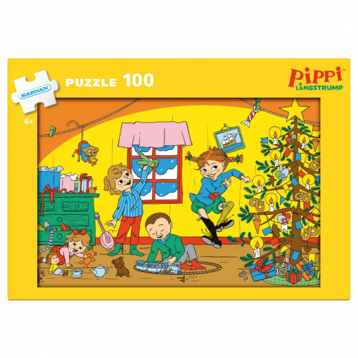 Kärnan Palapeli: Pippi Julpussel 100 Palaa ryhmässä PALAPELIT / Lasten palapelit @ Spelexperten (540051)