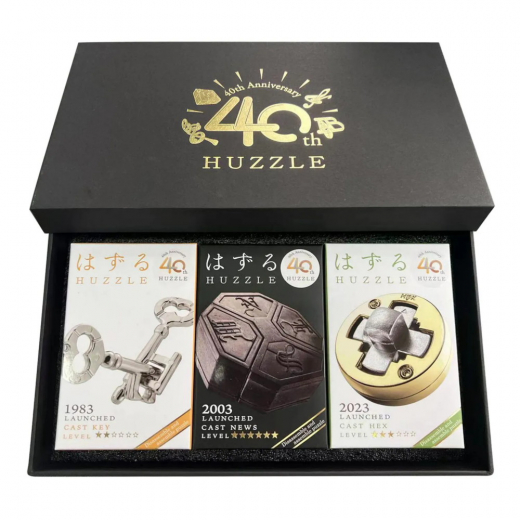 Huzzle 40-vuotisjuhlaboxi ryhmässä SEURAPELIT / Pulmia & puuhaa @ Spelexperten (5407005151501)