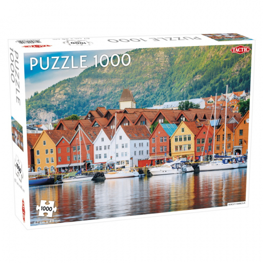 Tactic Palapeli: Bergen Harbour 1000 Palaa ryhmässä PALAPELIT / 1000 palaa @ Spelexperten (56645)