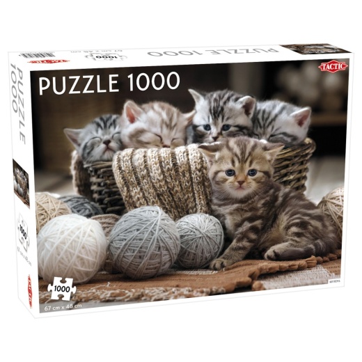 Tactic Palapeli: Kittens 1000 palaa ryhmässä PALAPELIT / 1000 palaa @ Spelexperten (56803)