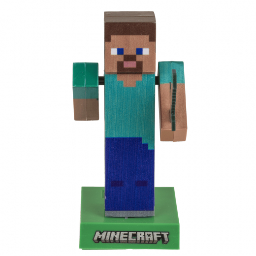Solar Figurine - Minecraft Steve ryhmässä LELUT / Hauskoja vempaimia @ Spelexperten (579886)