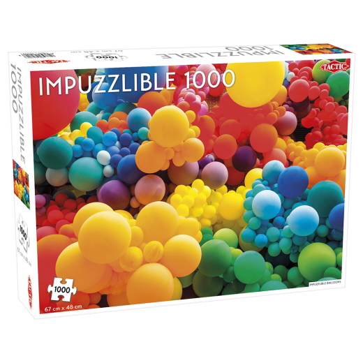 Tactic Palapeli: Impuzzlible Balloons 1000 palaa ryhmässä PALAPELIT / 1000 palaa @ Spelexperten (58281)
